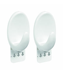 GANCHO OVAL BRANCO - M