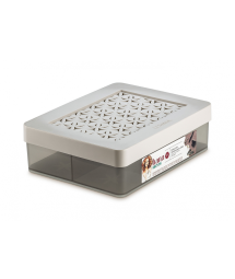BOX WITH DIVIDER FOR JEWELRY WITH LID S